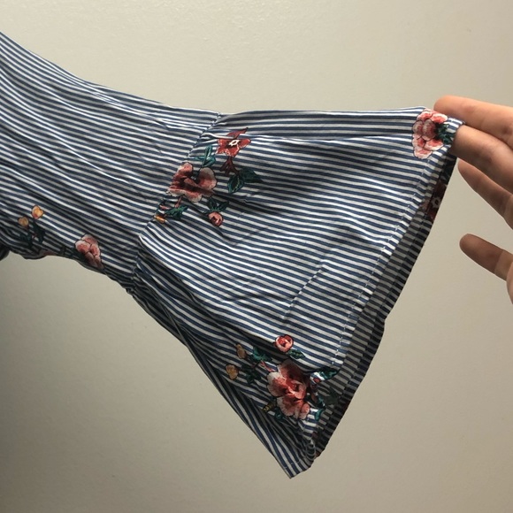 DeFacto striped floral blouse - Picture 2 of 2